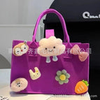 Purple doll;30*20*18;handbag