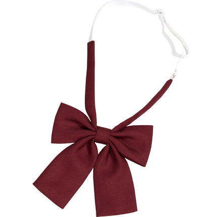Japanese preppy style jk bow tie women's sailor suit wine red pink bow clothes accessories tie men