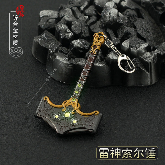 God of War Thor Thor Thor Hammer Weapon Kratos Exile Blade Kratos Chaos Blade Alloy Model Toy