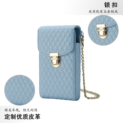 Factory direct niche design mobile phone bag messenger bag women's fashion shoulder small square bag mini mobile phone bag small fragrant style