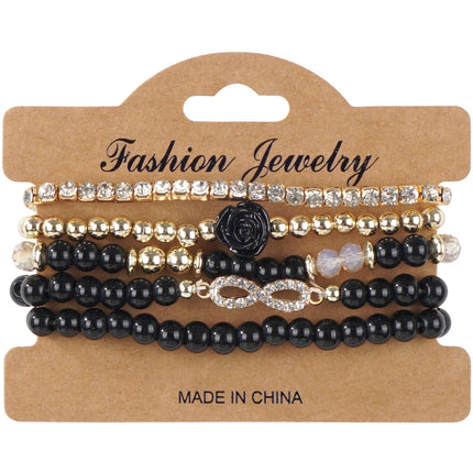 European and American Cross-Border Hot-Selling New Bohemian Bracelets Creative Tassel Multi-Layer Beaded Bracelets Fashion Jewelry