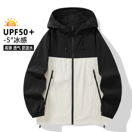 Summer Sun Protection Clothing for Couples, Men and Women, Outdoor Skin Clothing, Summer Light and Breathable Couple Loose Sun Protection Clothing Jacket