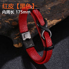 Red leather [black]: 175mm [inner circumference]]