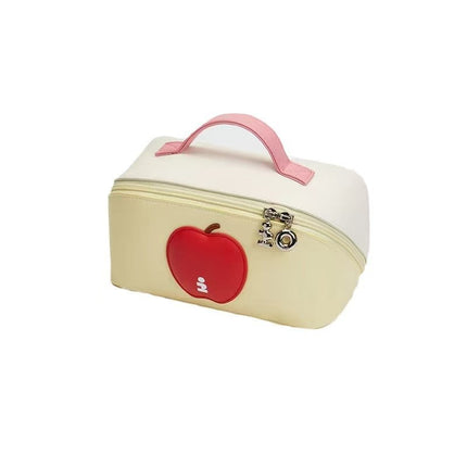 Tagi New Product "I" Imagine Apple Drum Cute Waterproof Portable Storage Bag Denim Travel Cosmetic Bag