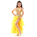 Gold / Bra Belt Skirt 3 Piece Set