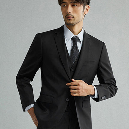 Light Luxury Small Suit Men's Business Casual Professional Formal Wear Groom Wedding Dress Slim Work Suit Jacket Trendy