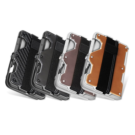 Patented Mobile Phone Holder Card Holder Aluminum Alloy Metal Card Box Large Capacity Multi-Card Wallet Magsafe Magnetic Suction Bag