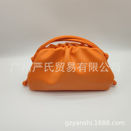 2022 New Cloud Bag Cross-border Women's Bag Pleated Dumpling Bag Autumn and Winter Fashion Shoulder Crossbody Bag Handbag Women's Bag