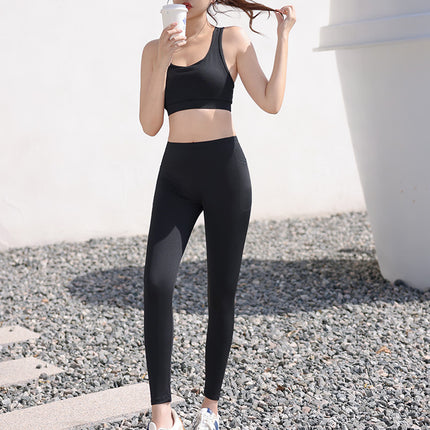 Yoga Fitness Clothing Tennis Suit Sports Running Gym Plus Size Fat mm Cover Belly Slimming Look Loose Factory Direct Sale
