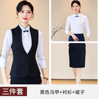 Black Vest Shirt Skirt / S