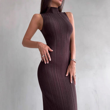 2025 New Summer Knitted dress Slim-fit Knitted Elegant dress Factory Supply