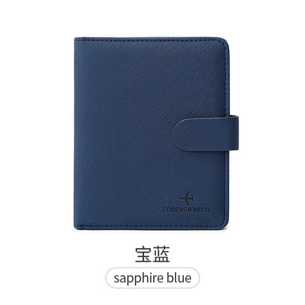 Cross-Border 2026 New Rfid Passport Wallet Multi-Functional Credit Card Document Holder Ultra-Thin Portable Travel Passport Holder