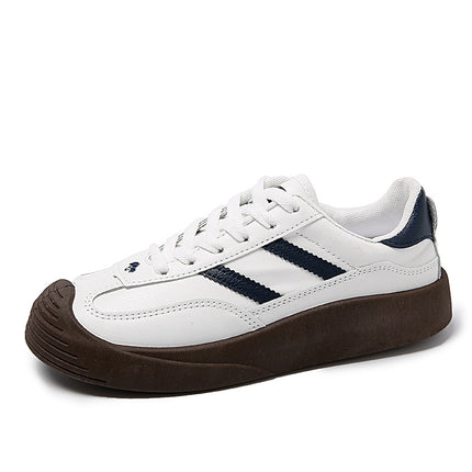 Popular Moral Training Shoes 2024 Spring and Summer New Sneakers Thick-soled Flats Sports White Shoes Women's Forrest Gump Shoes Casual Women's Shoes