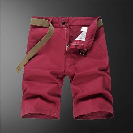 Men's Casual Shorts for Summer, Trendy Loose-Fitting Youth Mid-Length Shorts, Beach Shorts, Five-Point Pants for Outdoor Wear