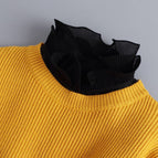 Black wave collar