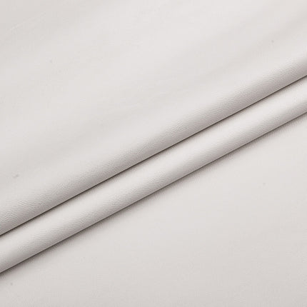 Elastic Pu Soft Leather Fabric with Fine Grain for Bags and Shoes, Flat Elastic Clothing Material, Plain Weave Garment Accessories for Cross-Border Trade