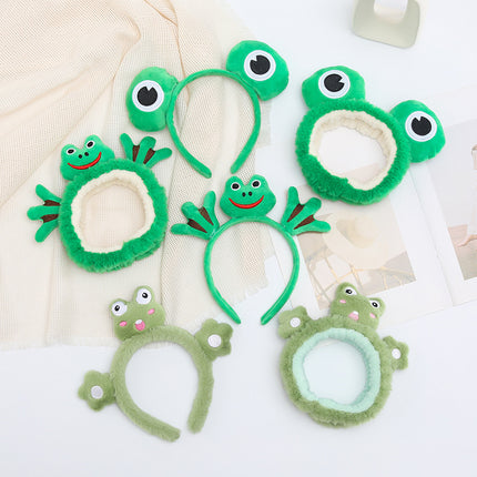 Face Wash Plush Headband for Women, Cute New Cartoon Headwear, Face Wash Mask, Hairband, Non-Slip Headband, Hair Accessories