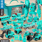 [military green] storage box-35-piece set