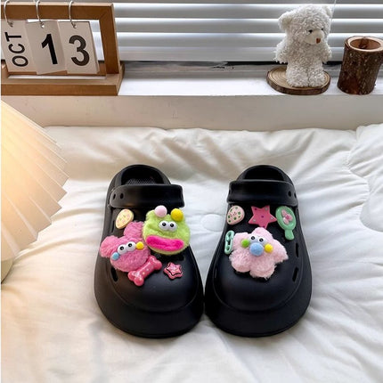 Fashionable and Cute DIY Lightweight Clogs with a Soft Feel for Women, 2026 New Summer Outdoor Closed-Toe Beach Sandals