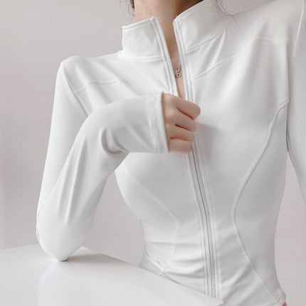 Yoga Clothing for Women 2026 New Style Jacket Quick-Drying Fitness Clothing Sports Running Suit Long-Sleeved Pilates Training Top