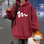 wine red fleece-lined / M