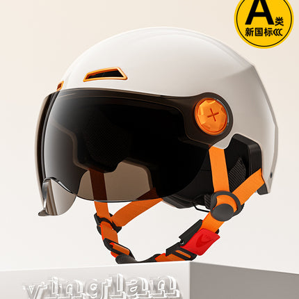 [Aerozen1.0 Helmet] Women's Electric Bike Helmet with 3C Certification, Men's Half Helmet for Motorcycle Riding, Starry Sky Edition