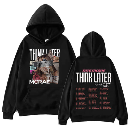 Tate Mcrae the Think Later World Tour 2024 Tour Hoodie Haraj