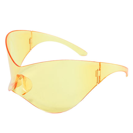 Europe and the United States cross-border new fashion ball shape mirror personality wear fruit color mask fashionable sunglasses 8032