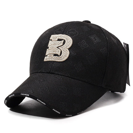 European and American Spring and Autumn Baseball Cap Men's High Sense Big Head Ware Hard Top Women's Ins Cap Head Big Face Showing Small Hat
