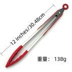 1 / 12 inch -- red silicone food clip