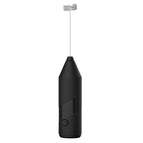 Twill mini cream frother black