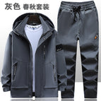 Style one [spring and autumn] jacket★Gray suit【9253】 / M165 code (suitable for 45-55kg )