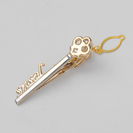 Boutique Fashion Personality Tie Accessories Men's Suit Tie Clip Sail Aircraft Musical Instruments Creative Tie Clip Two-color