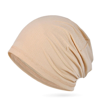 Summer outdoor single-layer cap quick-drying sports riding running cool thin mesh breathable sunscreen cap
