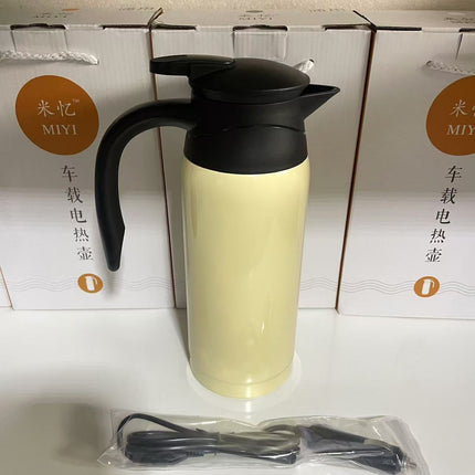 Cross-border car kettle 12V24V dual voltage smart kettle fast heating car kettle electric kettle