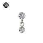 Teeth m0.9 / Round pendant silver (head only)