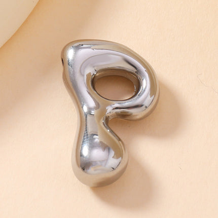 Pendant Single Pendant European and American Fashion Stainless Steel Jewelry Mini Bubble English Letter Pendant DIY Accessories Jewelry