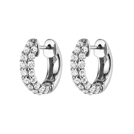 Amazon, Aliexpress, Temu, Shein, European and American Cross-Border Popular Luxury Zircon Earrings and Earrings Wholesale