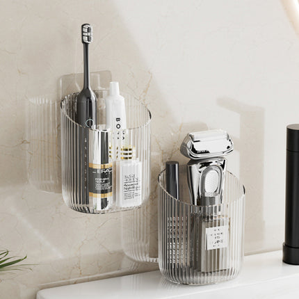 Toilet Shelf Wall-mounted Toilet Washstand Wall-mounted Toilet Cosmetics Hole-free Storage Box Toothbrush