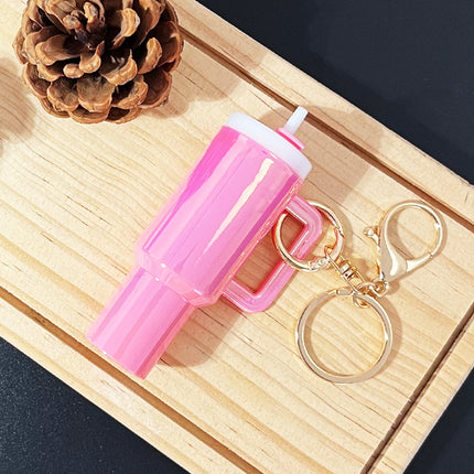 Cross-border New Product Stanley Stanley Keychain Pendant Ice Cup Keychain Can Hold Lipstick Backpack Hanging