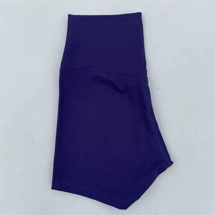 Dopamine Color Yoga Shorts Tight-Fitting High-Elastic Breathable Nude Sports Three-Point Bottoming Shorts Safety Pants