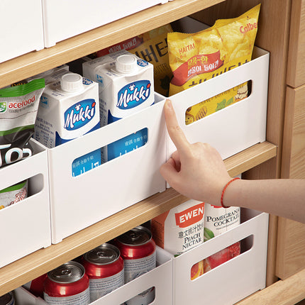 Multifunctional Household Kitchen Cabinet Storage Box Sundries Snack Storage Box Right Angle Storage Basket Cosmetics Storage Box
