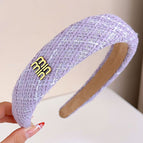 Purple # Min small fragrant style hairband