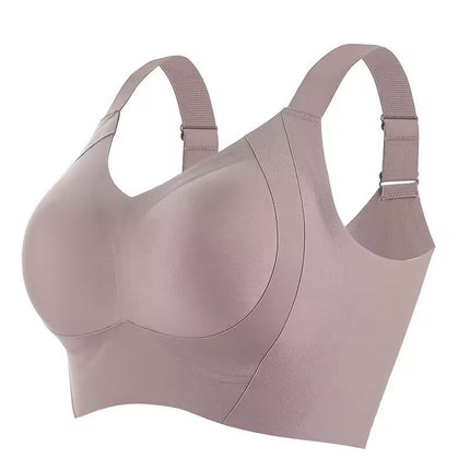 plus size Adjustable Upper-support Underwear Anti-sagging Large Chest Small Bra Full Cup Non-marking Comfortable Bra