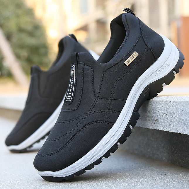 Cross-Border Outdoor Men's Shoes Spring New Style Casual Sports Shoes for Middle-Aged and Elderly People Comfortable Slip-On Loafers