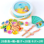 [Package 5] 28 Fish + Barrel + Dice +28 Cards +2 Rods