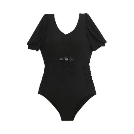 Factory supply hot spring swimsuit female Xiangfeng 2023 new trend slim conservative one-piece swimsuit bikini