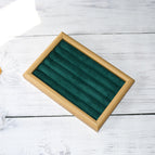 [yellow wood grain] 6 intestinal midget dark green