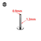 0.9x3.5mm/tooth m0.9 / 1.2 titanium alloy base m0.9 take a photo and note the length of the rod