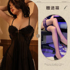 Black + black stockings / One size fits all